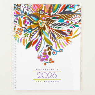 Agenda quotidien Fantaisie Florale 2026