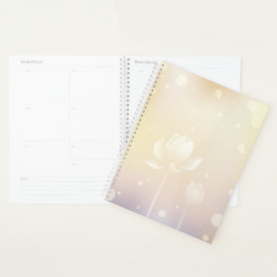 Agenda quotidien relié Tranquil Lotus