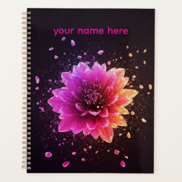 Agenda quotidien Rose Élégant