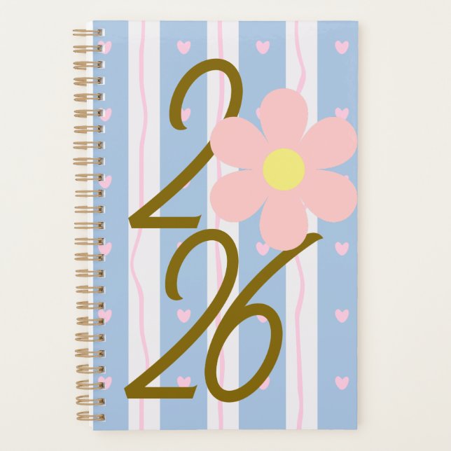 Agenda, wild hearts planner  (Devant)