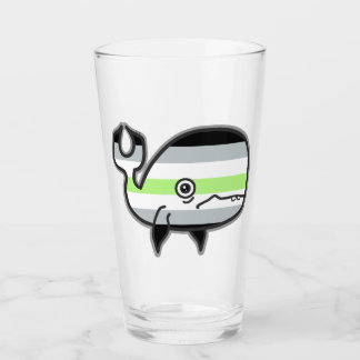 Agender ängstlich, aber stolz Whale Tumbler