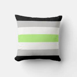 Agender Flag 16 x 16 Kopfkissen Kissen