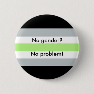 Agender Knopf Button