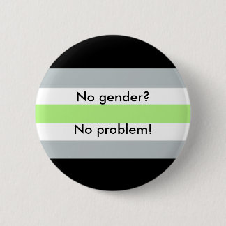 Agender Knopf Button
