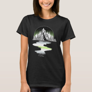 Agender Mountain River Pride Flag LGBT Subtle Trai T-Shirt