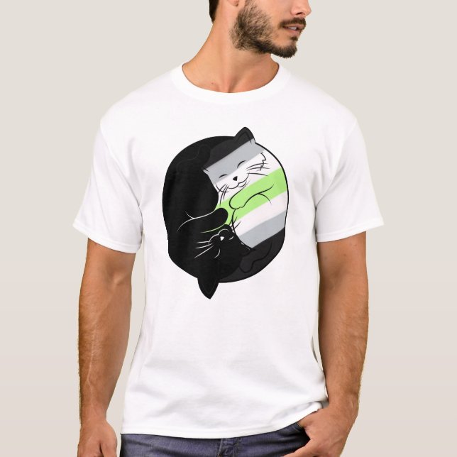 Agender Pride Nonbinary Transgender LGBT LGBTQ T-Shirt (Vorderseite)