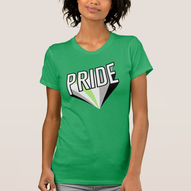 Agender Pride T-Shirt (Vorderseite)