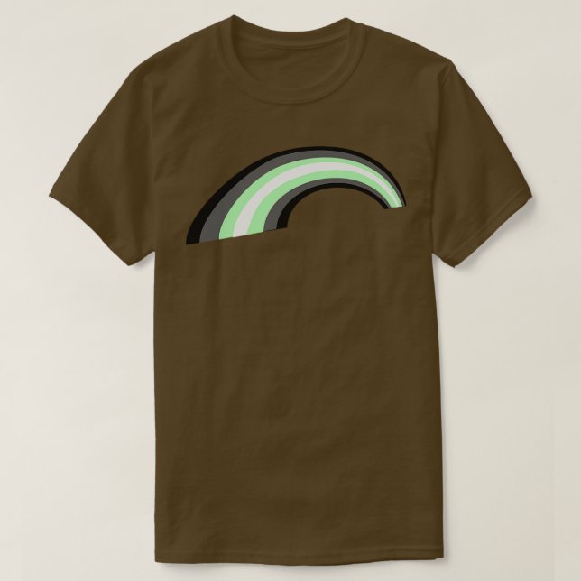 Agender Rainbow T-Shirt (Design vorne)