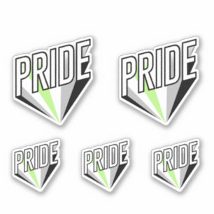 Agender Stolz-Ausbruch Aufkleber