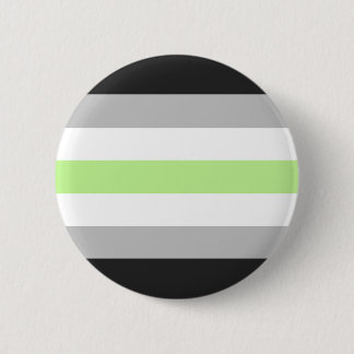 Agender Stolz-Flagge Button