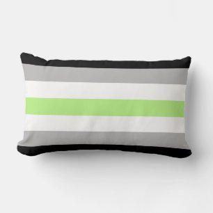 Agender-Stolz-Flagge Lendenkissen