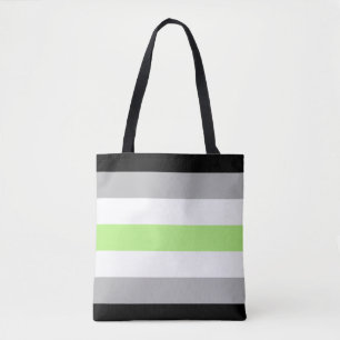 Agender-Stolz-Flagge Tasche