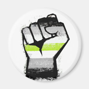 Agender Stolzfaust Magnet
