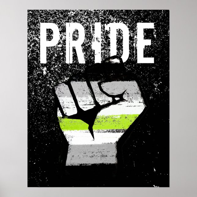 Agender Stolzfaust Poster (Vorne)