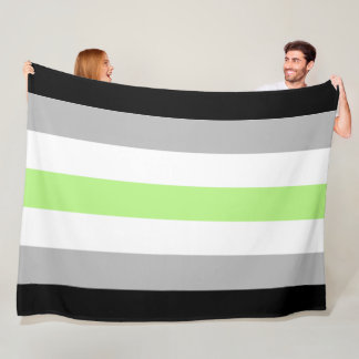 Agender-Stolzflagge – Agender-Identität LGBTQIA+ Fleecedecke