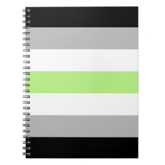 Agender-Stolzflagge – Agender-Identität LGBTQIA+ Notizblock