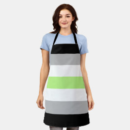 Agender-Stolzflagge – Agender-Identität LGBTQIA+ Schürze