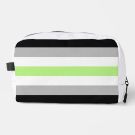 Agender-Stolzflagge – Agender-Identität LGBTQIA+ Waschbeutel