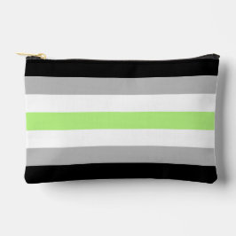 Agender-Stolzflagge – Agender-Identität LGBTQIA+ Zubehörtasche