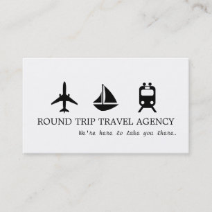 Agent Business Card der modernen Reiseagentur Visitenkarte