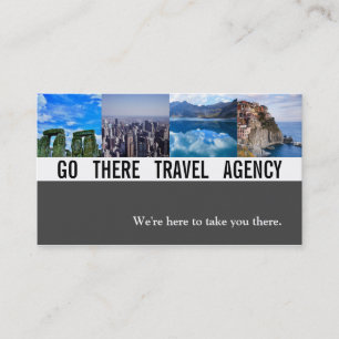 Agent Business Card der modernen Reiseagentur Visitenkarte