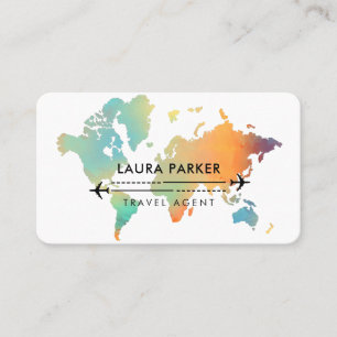 Agent de voyage Carte du monde Vacances Plage Turq