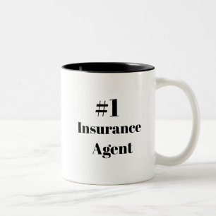 Agent der Versicherungs-#1 Zweifarbige Tasse