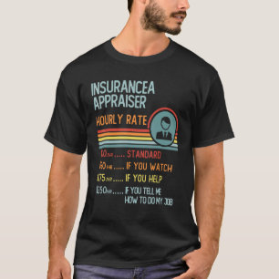 Agent für den Versicherungsverkauf Stundensatz T - T-Shirt