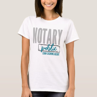 Agent für Notare-Kreditsignierung T-Shirt