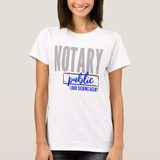 Agent für Notare-Kreditsignierung T-Shirt