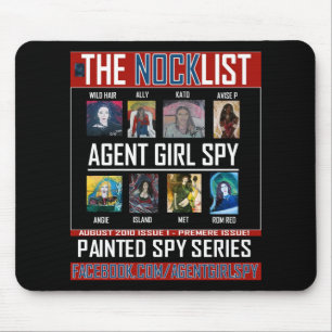 AGENT GIRL SPY MOUSEPAD