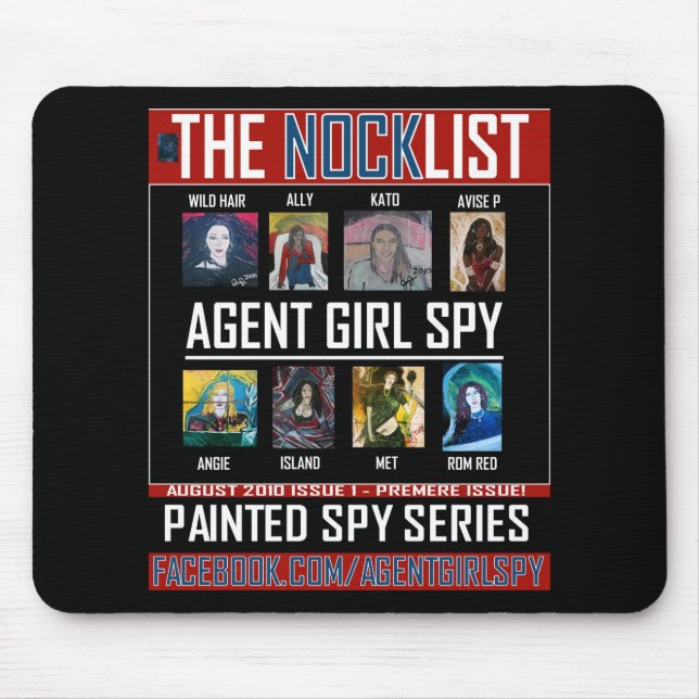 AGENT GIRL SPY MOUSEPAD (Vorne)