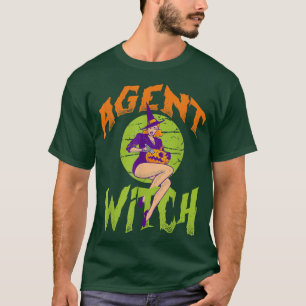 Agent Hexe - Witziger Agent Halloween T-Shirt