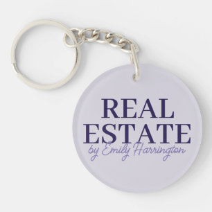 Agent immobilier moderne lavande