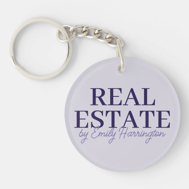 Agent immobilier moderne lavande (Devant)