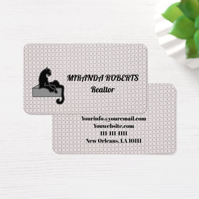 Agent immobilier noir et blanc Ajouter (Bureau)