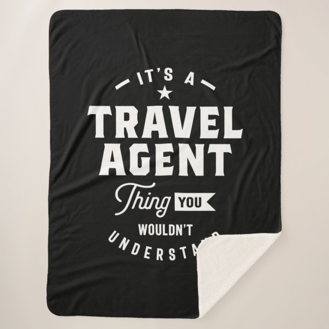 Agent-Jobgeschenk Sherpadecke (Vorderseite)