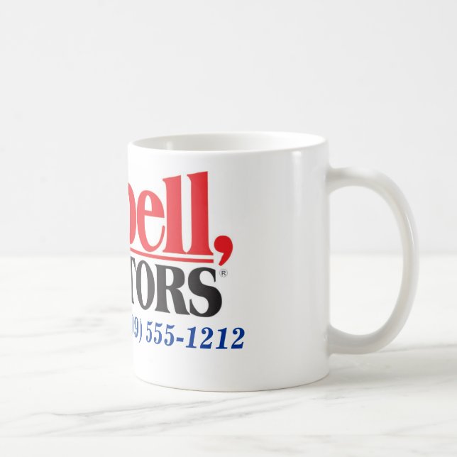 Agent-Kaffeetasse Tarbell Realtors personalisierte Kaffeetasse (Rechts)