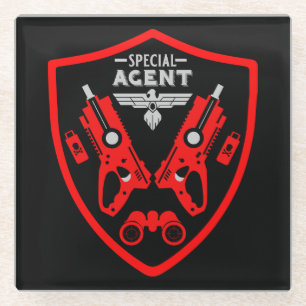 Agent-Kid Glasuntersetzer