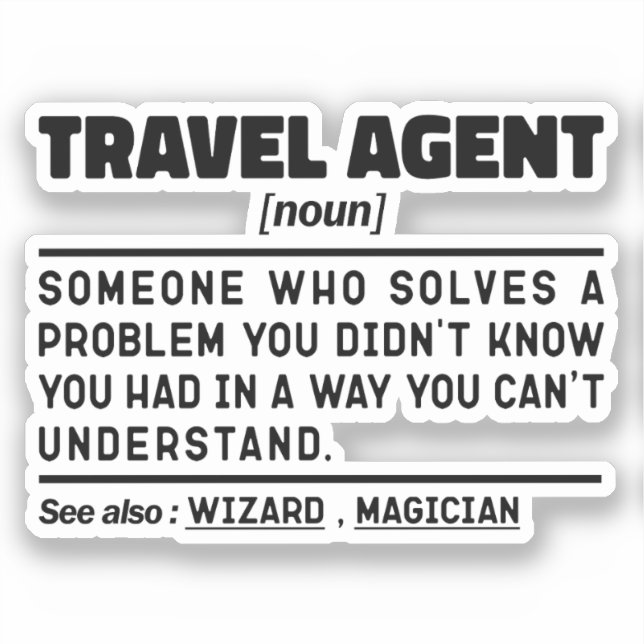 Agent Noun Definition Assistentin Aufkleber (Vorderseite)