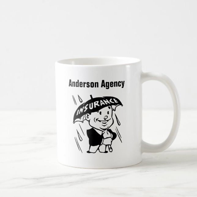 Agent oder Agentur für Versicherungen anpassen Kaffeetasse (Rechts)