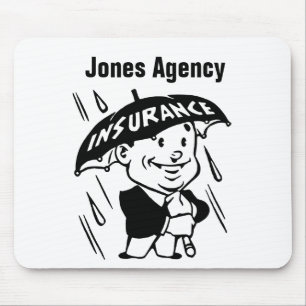 Agent oder Agentur für Versicherungen anpassen Mousepad