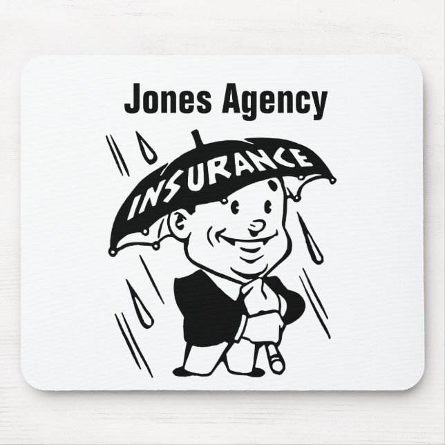 Agent oder Agentur für Versicherungen anpassen Mousepad (Vorne)