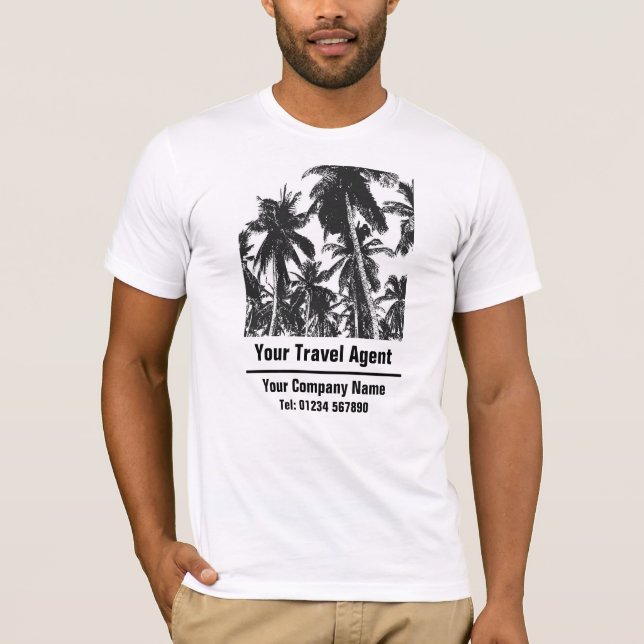 Agent oder Reiseberater, Reiseveranstalter T-Shirt (Vorderseite)