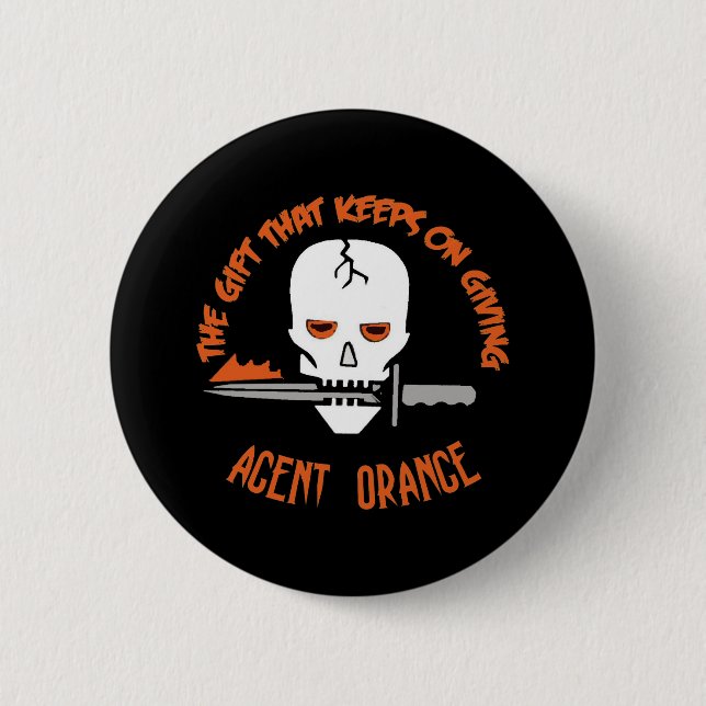 Agent Orange das Geschenk DUNK Button (Vorderseite)