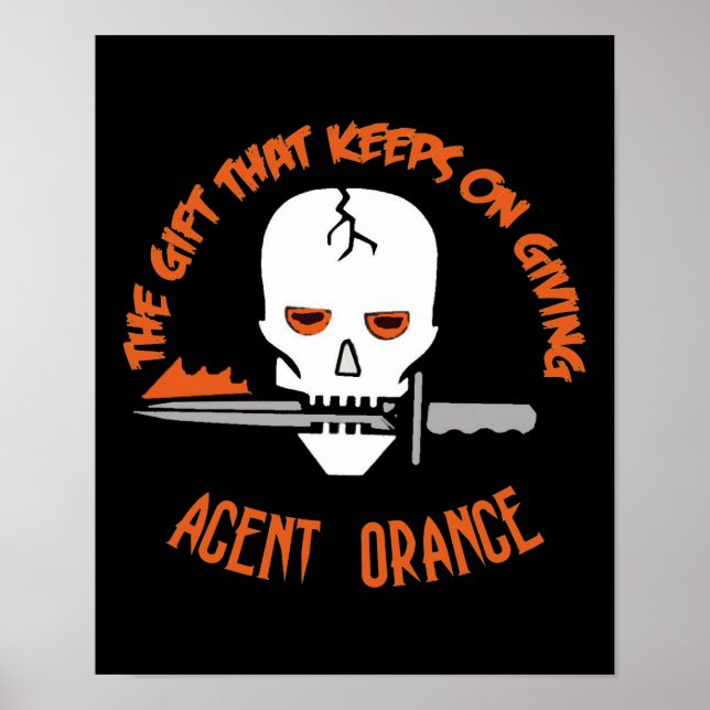 Agent Orange das Geschenk DUNK Poster (Vorne)