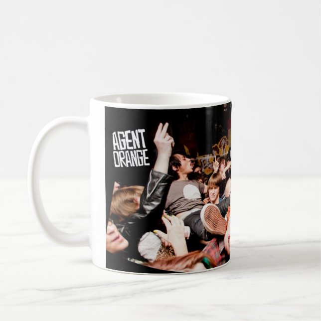 AGENT ORANGE "Knall-Gruben-" Kaffeetasse (Links)