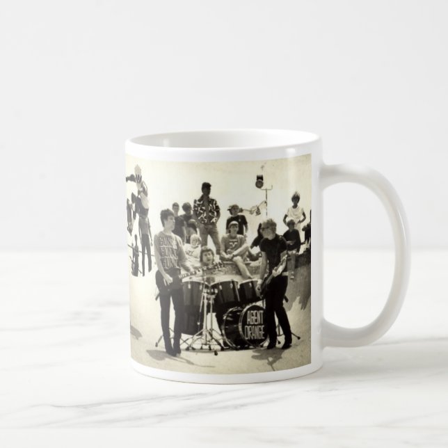Agent orange "SkateVisions" Kaffee-Tasse Kaffeetasse (Rechts)