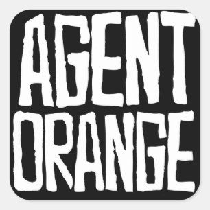 Agent Orange "Trashed" Logo Stickers Patinage Punk