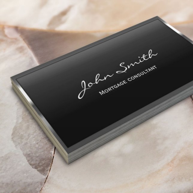 Agent-Visitenkarte für den Metallgrenzwert Visitenkarte (Von Creator hochgeladen)